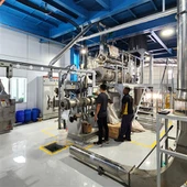 Qisqichbaqalar baliq ozuqa ishlab chiqarish liniyasi